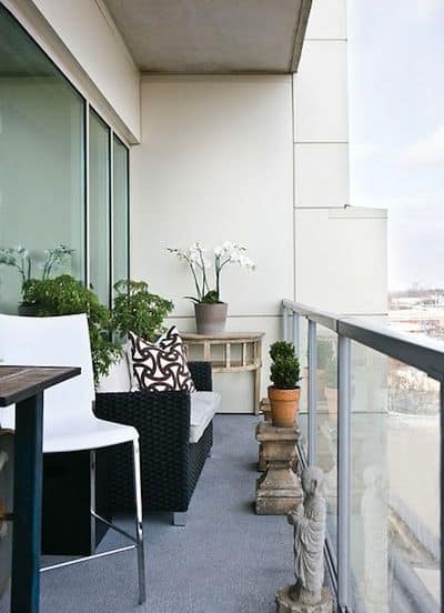 balcón moderno