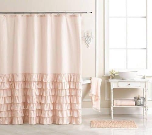 baño romántico cortinas de ducha