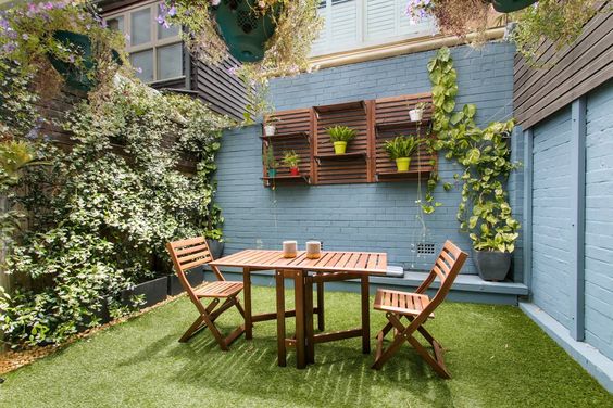 Ahorrar espacio en el patio tu casa